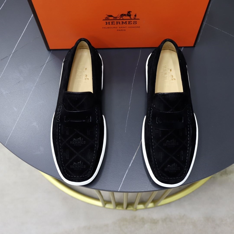 H**mes leather shoes